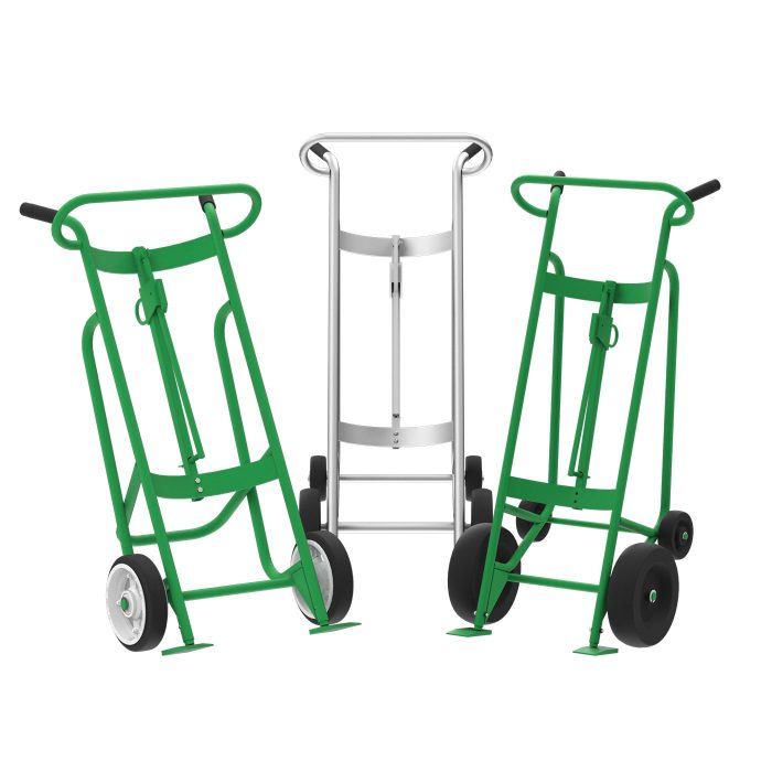 Drum Hand Truck - Standard Chime Hook - Steel - 2-Wheel - Ultra-Heavy Duty - Valley Craft