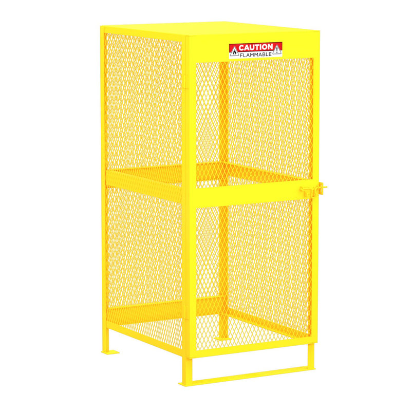 Gas Cylinder Storage Cabinet - Vertical - Ultra Heavy Duty - Valley Craft