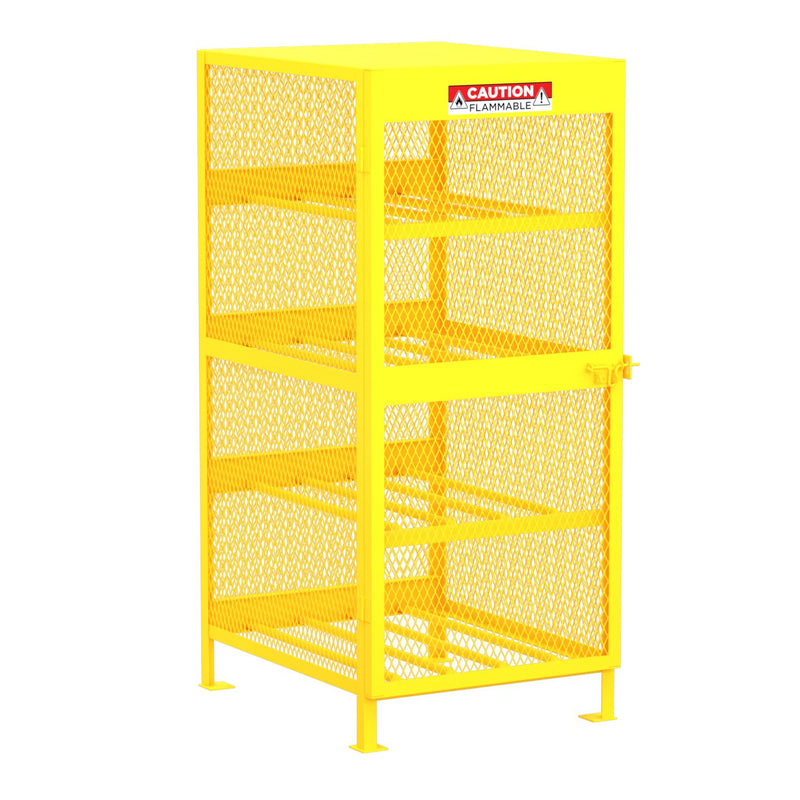 Gas Cylinder Storage Cabinet - Horizontal - Ultra Heavy Duty - Valley Craft