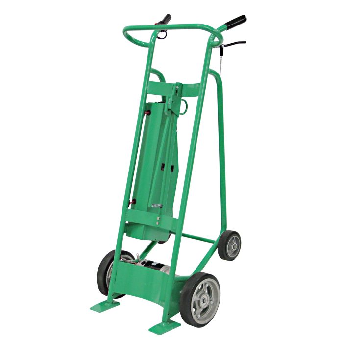 Powered Drum Hand Truck - Solid Rubber Wheels - Steel - 4-Wheel - Ultra-Heavy Duty - Valley Craft