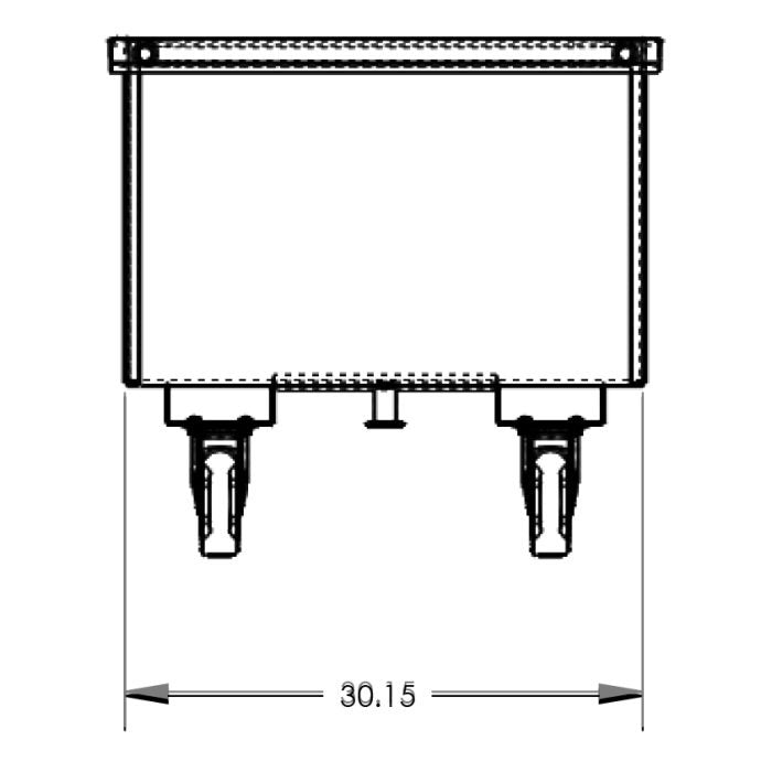 Mobile Hopper - 1/2 Cubic Yard - Forkliftable - Steel - Ultra-Heavy Duty - Valley Craft