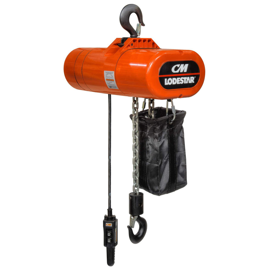 6 ton Electric Chain Hoist - CM Lodestar XL - Two Speed - 230/460v|3 Phase