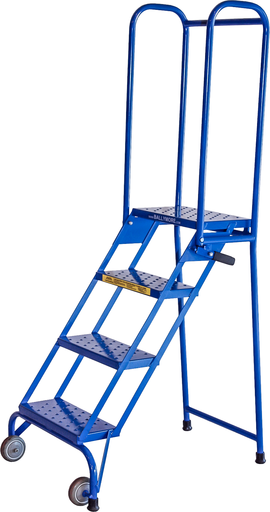 Rolling Ladder - Lock-N-Stock - 4 Step, Handrails - Ballymore