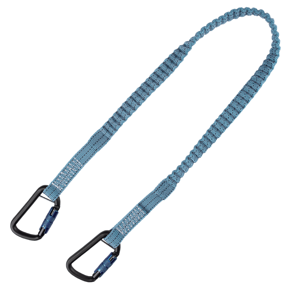 15 lb Tool Tether w/ Dual Aluminum Twist-Lock Carabiners