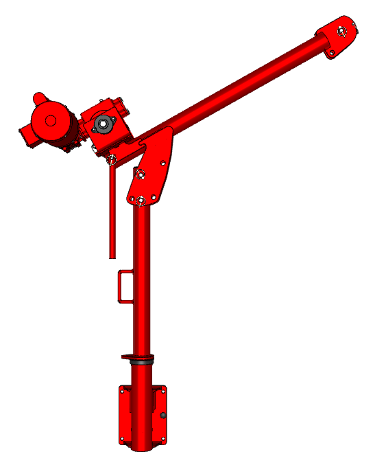 Thern Portable Davit Crane w/ Electric Winch - 850 lb. Capacity - First Mate 5PF5