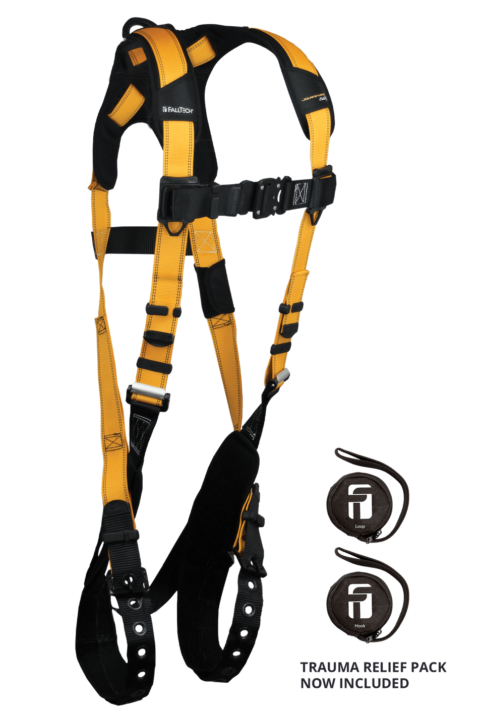 Journeyman Flex Aluminum, 1D Standard Non-belted Full Body Harness, Tongue Buckle Leg Adjustment