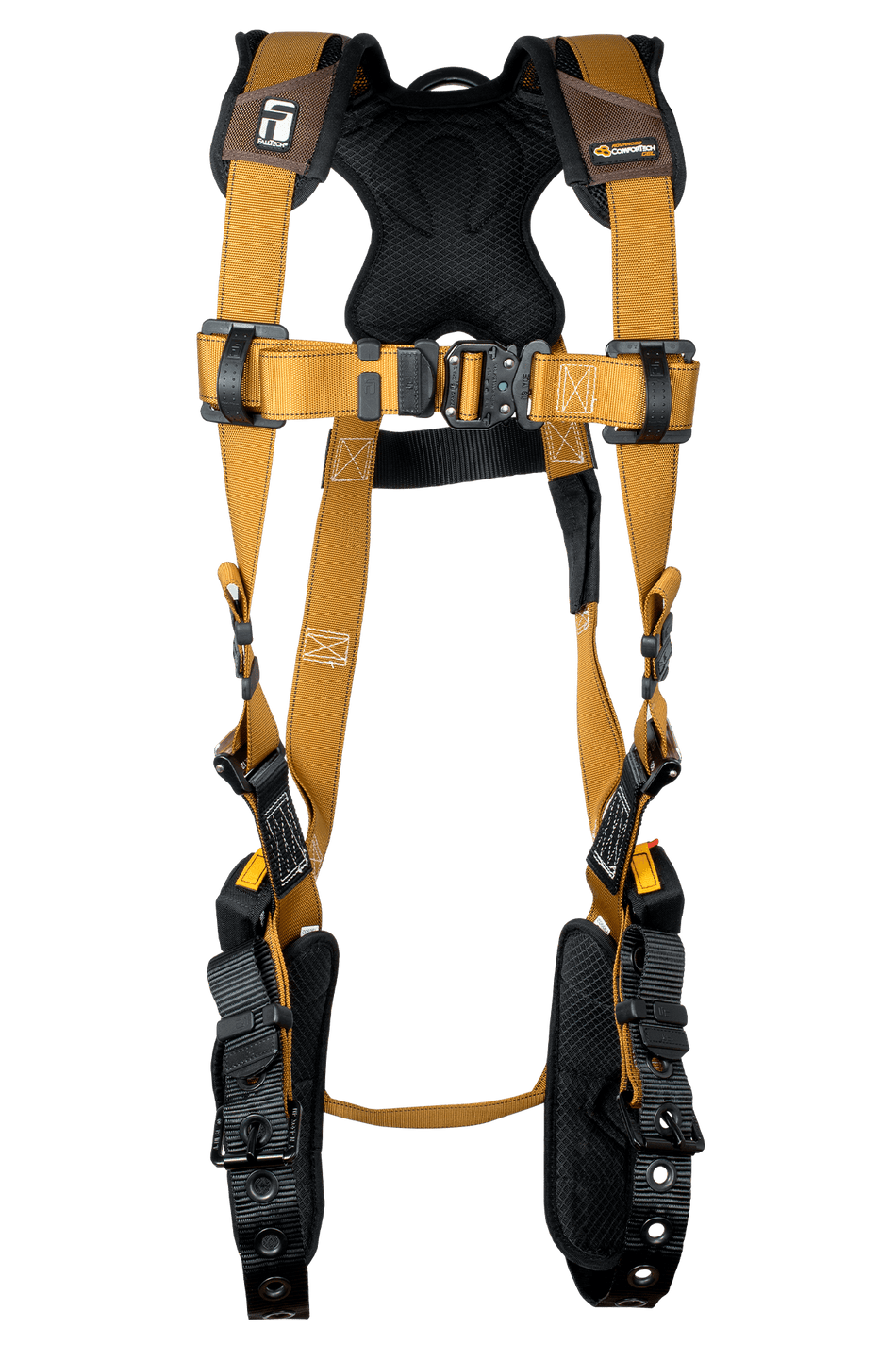 Advanced Comfortech Gel, 1D Standard Non-Belted Full Body Harness, Tongue Buckle Legs