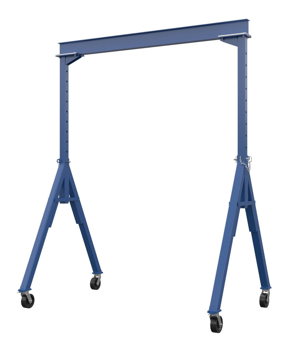 1 Ton Gantry Crane, 15'-0" Span, 14'-0" Height Under Beam, Adjustable Height