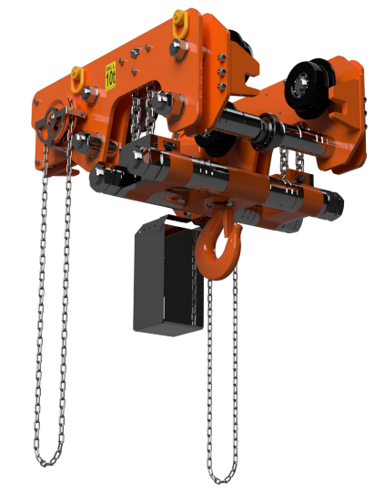 Ultra Low Headroom Trolley Hoist - Elephant HGUL - 15 ton Capacity