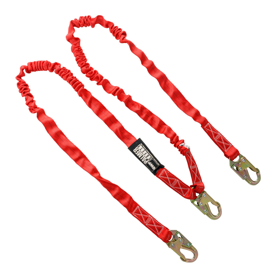 6ft Red Double Leg Lanyard w/ Snaphooks