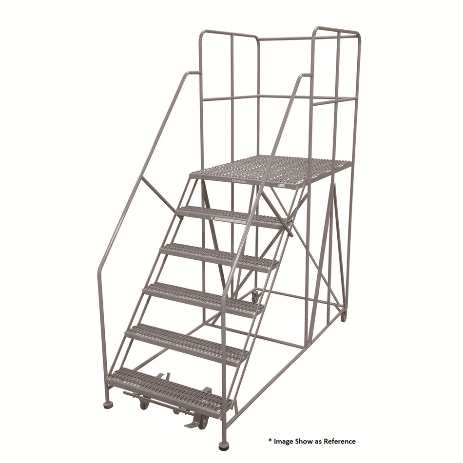 Work Platform -Series WP - 7 Step, Handrails - Cotterman