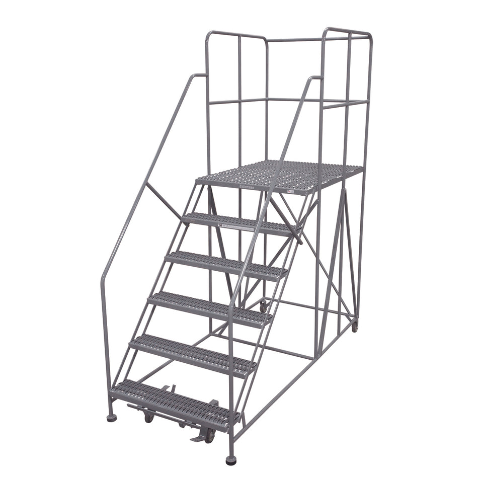 Work Platform - Series WP - 6 Step, Handrails - Cotterman